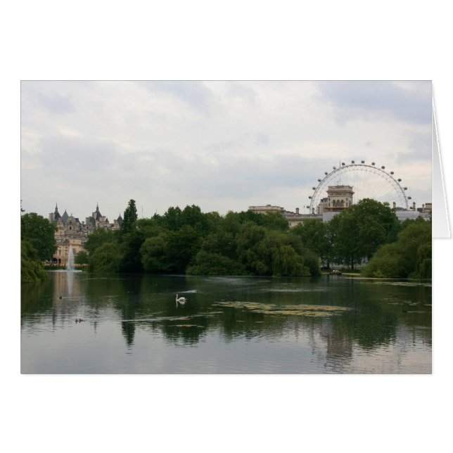 st. James湖の眺め (正面横)