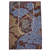 St. James Acanthus Leaf Pattern by William Morris ミディアムペーパーバッグ (裏面)
