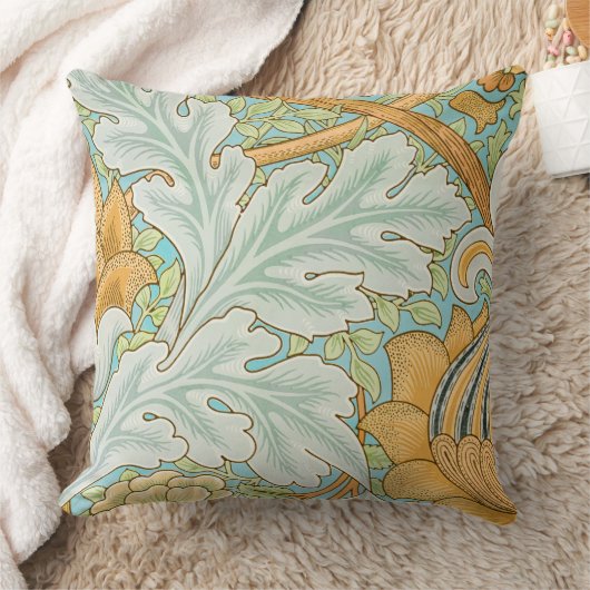 St James Pattern （William Morris著） クッション (ブランケット)