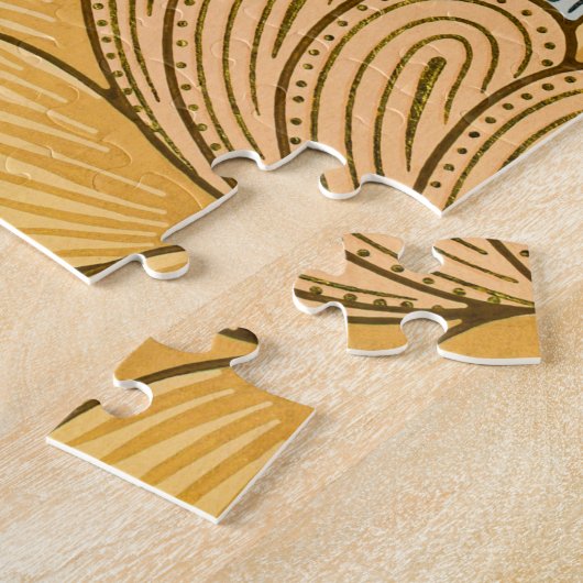 St James Pattern (William Morris著) ジグソーパズル (側面)