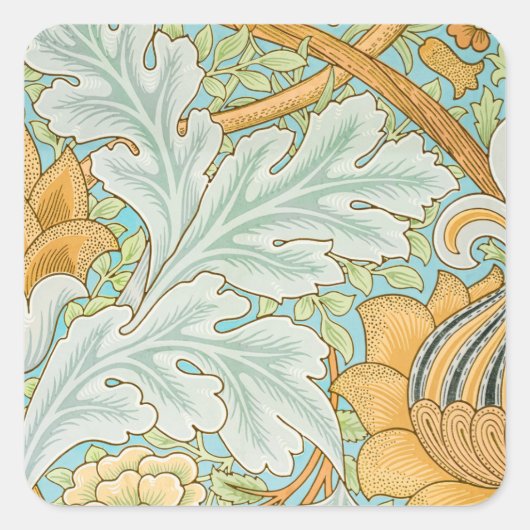 St James Pattern (William Morris著) スクエアシール (正面)