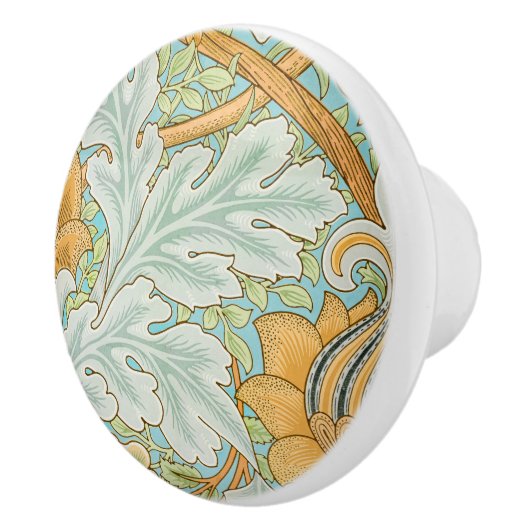 St James Pattern （William Morris著） セラミックノブ (右)