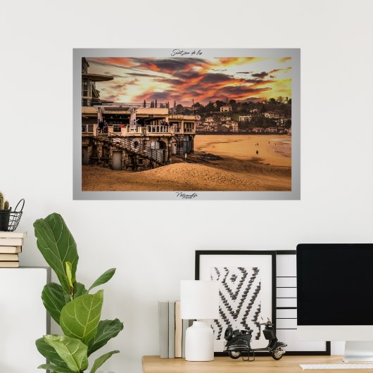 St jean de luz ポスター (ホームオフィス)