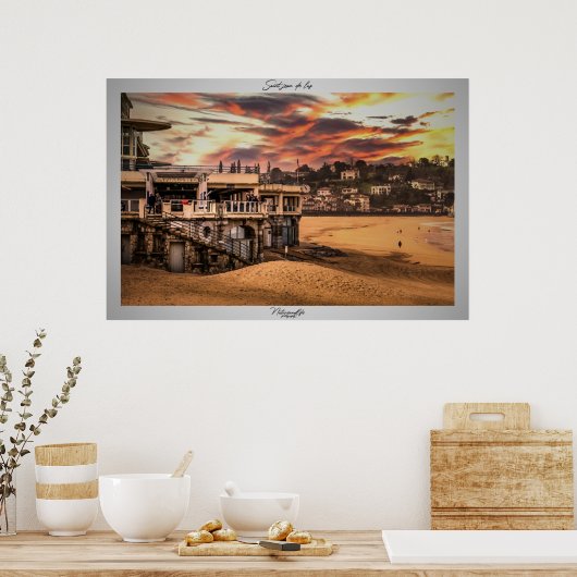 St jean de luz ポスター (キッチン)