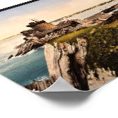 St. Jean de Luz, Fort Socoa, Pyrenees, France clas ポスター (角)