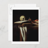 St Jeromeの執筆、c.1604 (64911の詳細) ポストカード (正面/裏面)