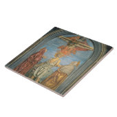 St Jerome (フレスコ画)が付いている聖三位一体 タイル (側面)