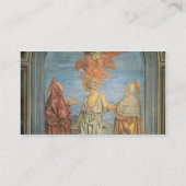 St Jerome (フレスコ画)が付いている聖三位一体 名刺 (裏面)
