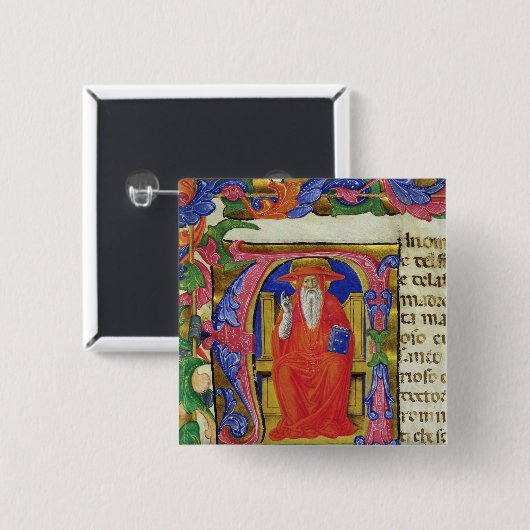 St Jerome 缶バッジ (正面&裏面)