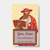 St. Jerome as Bookとの（鳥）ショウジョウコウカンチョウ(P 004) バッジ (裏面)