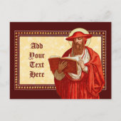 St. Jerome as Bookとの（鳥）ショウジョウコウカンチョウ(P 004) ポストカード (正面)