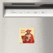 St. Jerome as Bookとの(鳥)ショウジョウコウカンチョウ(P 004) マグネット (インサイチュ (食洗機))