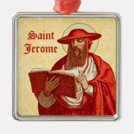 St. Jerome as Bookとの（鳥）ショウジョウコウカンチョウ(P 004) メタルオーナメント