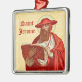 St. Jerome as Bookとの（鳥）ショウジョウコウカンチョウ(P 004) メタルオーナメント (左)