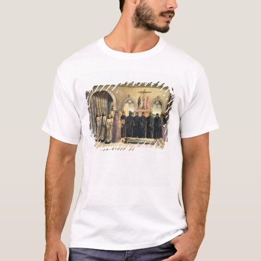 St Jerome、c.1470-1472の葬式(油はできます Tシャツ (正面)