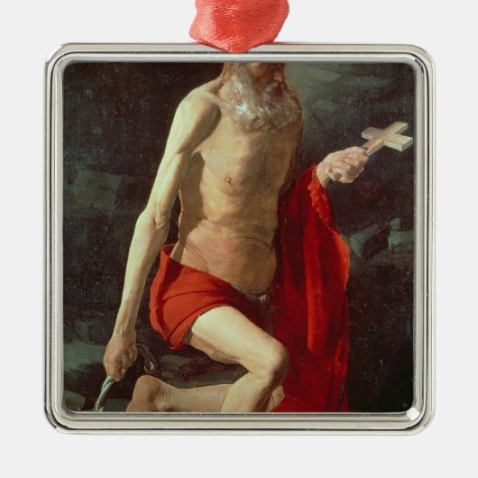 St Jerome、c.1620 メタルオーナメント (正面)
