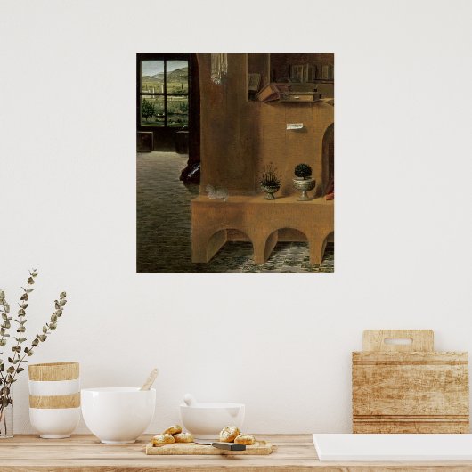 St. Jerome in his study, c.1475 ポスター (キッチン)