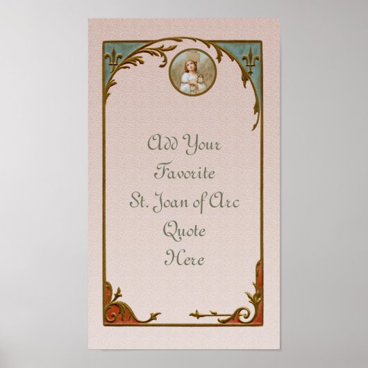 St. Joan of Arc Burning at the Stake (BF 01) ポスター (正面)