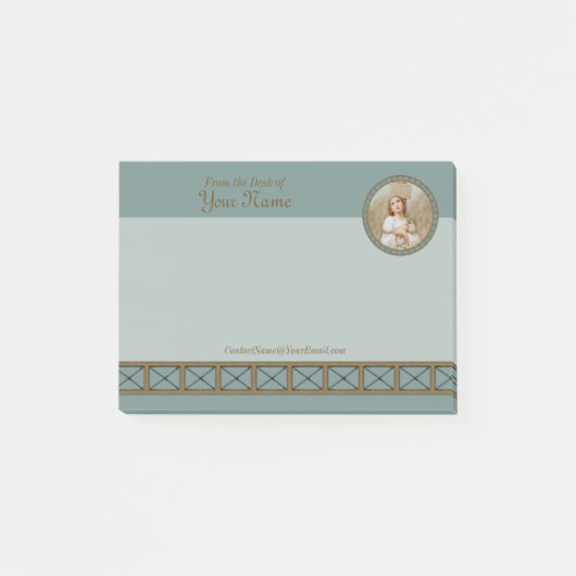 St. Joan of Arc Burning (BF 01、スタイル1) 4"x3" ポストイット (正面)