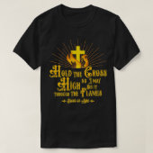St Joan of Arc Quote French Catholic Saints Hold C Tシャツ (デザイン正面)