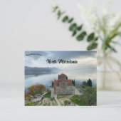 St John at Kaneo in Ohrid North Macedonia ポストカード (スタンド正面)