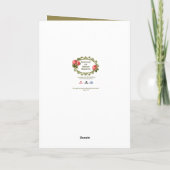 St. John Chrysostomの祈りの言葉付きのPascha Easter Card シーズンカード (裏面)