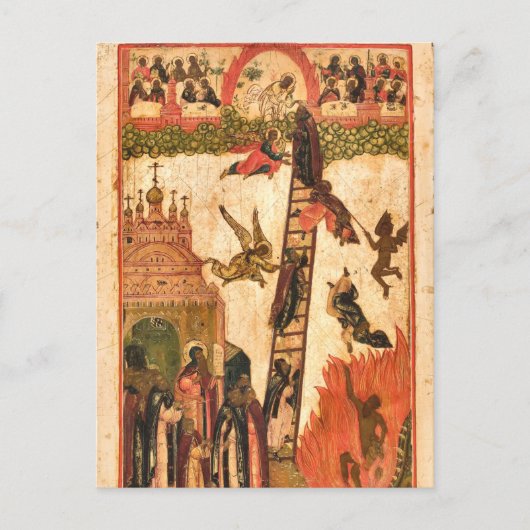 St. John Climacus (of the Ladder) Orthodox Icon    ポストカード (正面)