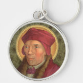 St. John Fisher (SAU 025)プレミアムメタル キーホルダー (正面)