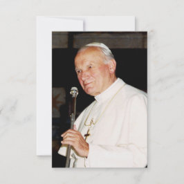 St. John Paul II Totus Tuus Holy Card サンキューカード