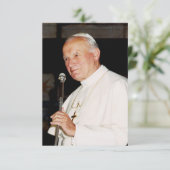St. John Paul II Totus Tuus Holy Card サンキューカード (スタンド正面)
