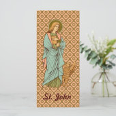 St. John the Evangelist (RLS 07)グリーティングカード (スタンド正面)