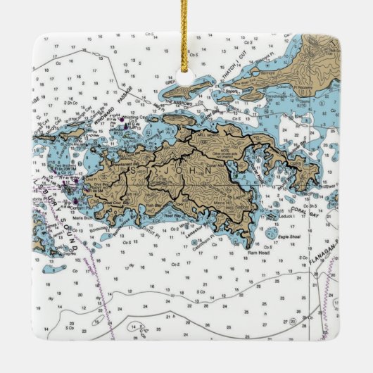 ST John USVIグラフ セラミックオーナメント (裏面)