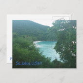 St.John、USVI ポストカード (正面/裏面)