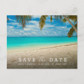 St. John USVI Destination Wedding Save the Date 案内ポストカード (正面)