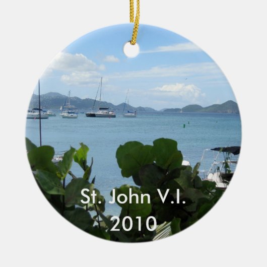 St. John V.I.、2010 セラミックオーナメント (正面)