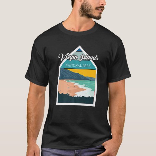 St. John Virgin Islands National Park Souvenir Whi Tシャツ (正面)
