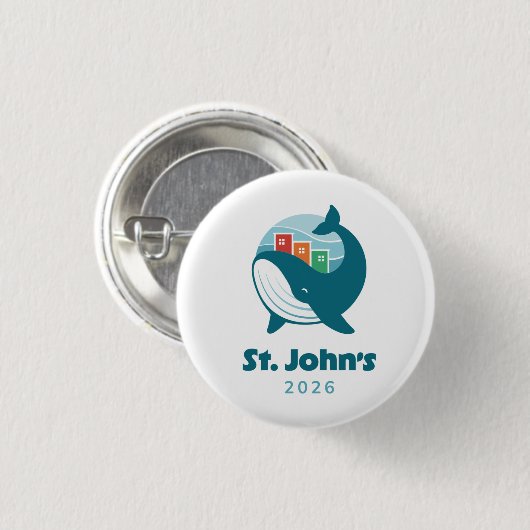 St. Johns Canada 2026 International Convention Pin 缶バッジ (正面&裏面)