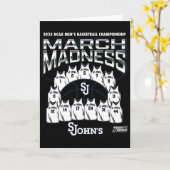 St. John's March Madness 2025 Men's Sketll Nil カード (黄色い花)