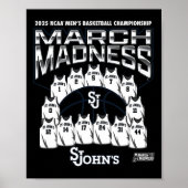 St. John's March Madness 2025 Men's Sketll Nil  ポスター (正面)