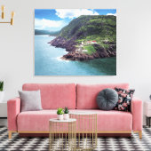 St. John's, Newfoundland，カナダ，歴史的な砦 キャンバスプリント (インサイチュ (リビング))