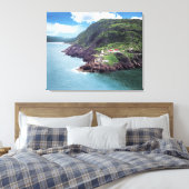 St. John's, Newfoundland，カナダ，歴史的な砦 キャンバスプリント (インサイチュ (寝室))