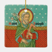 St. Josephの2倍のUpper Torso (詳細、VVP 09) セラミックオーナメント (裏面)