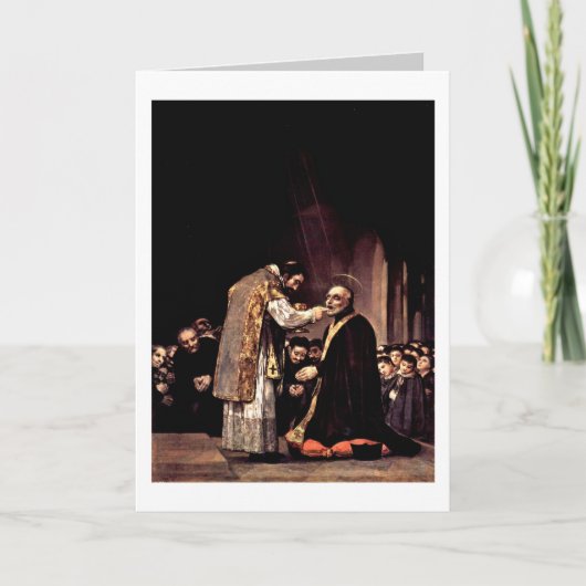 St.Joseph By Francisco De Goya最終コミュニオン カード (正面)