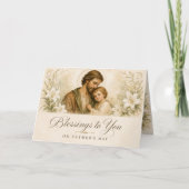 St. Joseph & Child Jesus Father’s Day Blessing カード (正面)