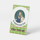 St Joseph for these Times 台座サイン (正面)