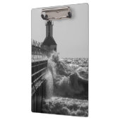 St Joseph Grayscaleでの激しい波 クリップボード (左)