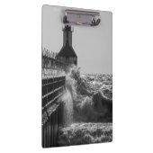 St Joseph Grayscaleでの激しい波 クリップボード (右)