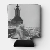 St Joseph Grayscaleでの激しい波 缶クーラー (裏面)