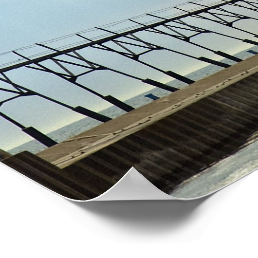 St. Joseph North Pier Lights, Michigan ポスター (角)