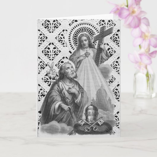 St. Joseph、Papal Symbols、およびSHJ (詳細、LT 02) カード (蘭)